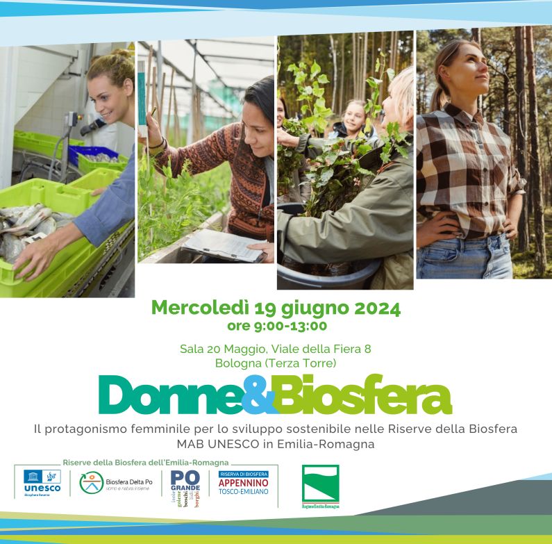 “Donne&Biosfera”: un convegno sul protagonismo femminile nelle Riserve della Biosfera dell’Emilia-Romagna